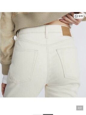 rag & bone High-Rise Cream Jeans